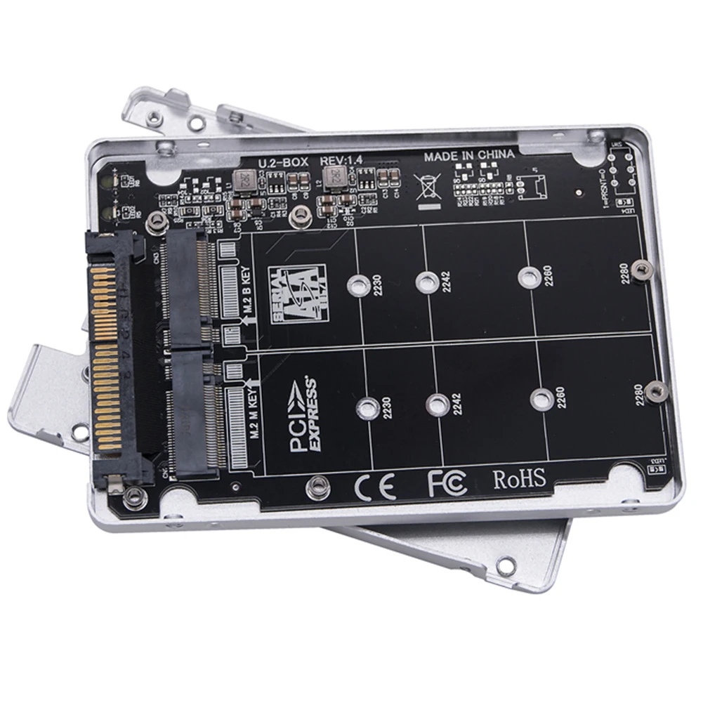 Scheda Adattatore M.2 Ssd To U.2 M.2 Nvme Sata-Bus Ngff Ssd A Pci-E U.2 Sff-8639 Pcie M2 Convertitore Adattatore Per 2230/2242/2260/2280