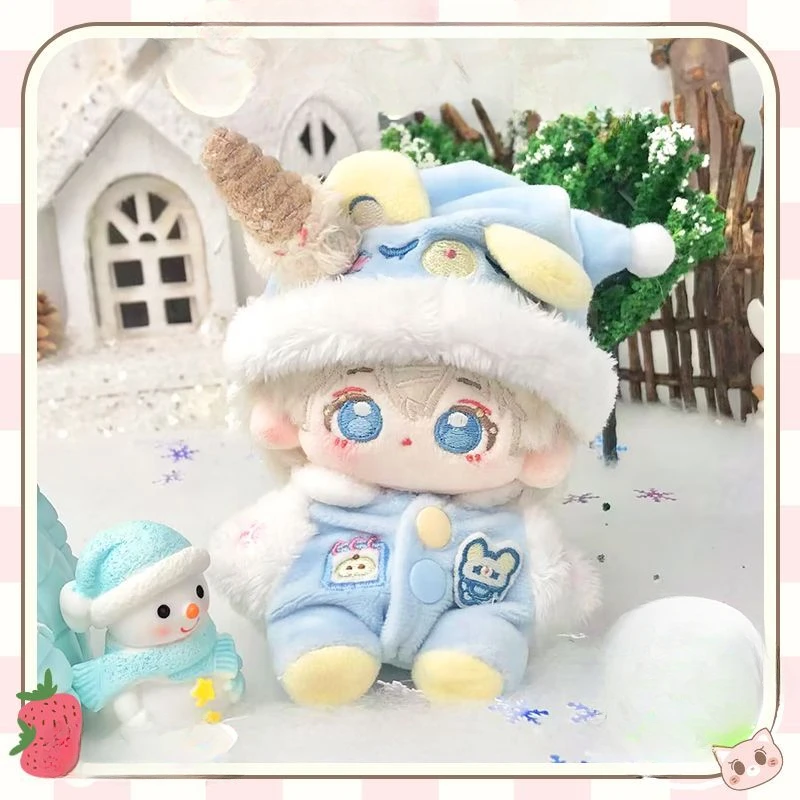Little Monster 10Cm Cotton Doll Boy Cute Naked Baby Clothes Con Scheletro