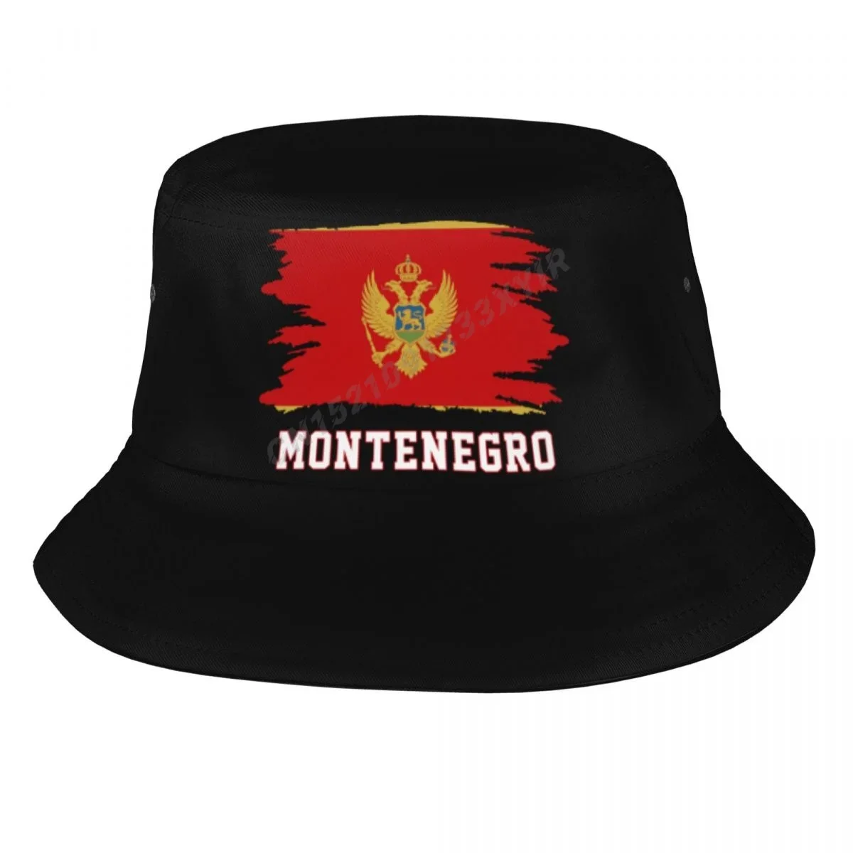 Cappelli A Secchiello Bandiera Del Montenegro Cool Fan Del Montenegro Parasole Cool Outdoor Summer Fisherman Caps Cappello Da Pesca