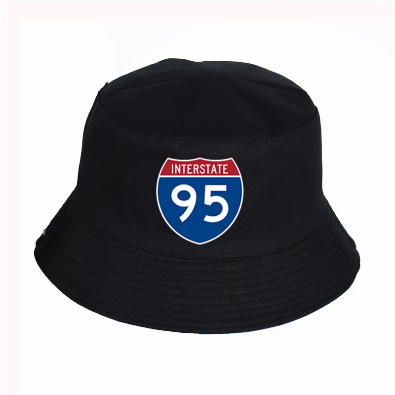 95 Road Bucket Cap Donna Uomo Outdoor World Fisherman Caps Unisex Adult Daily Sun Vsior Panama Hat