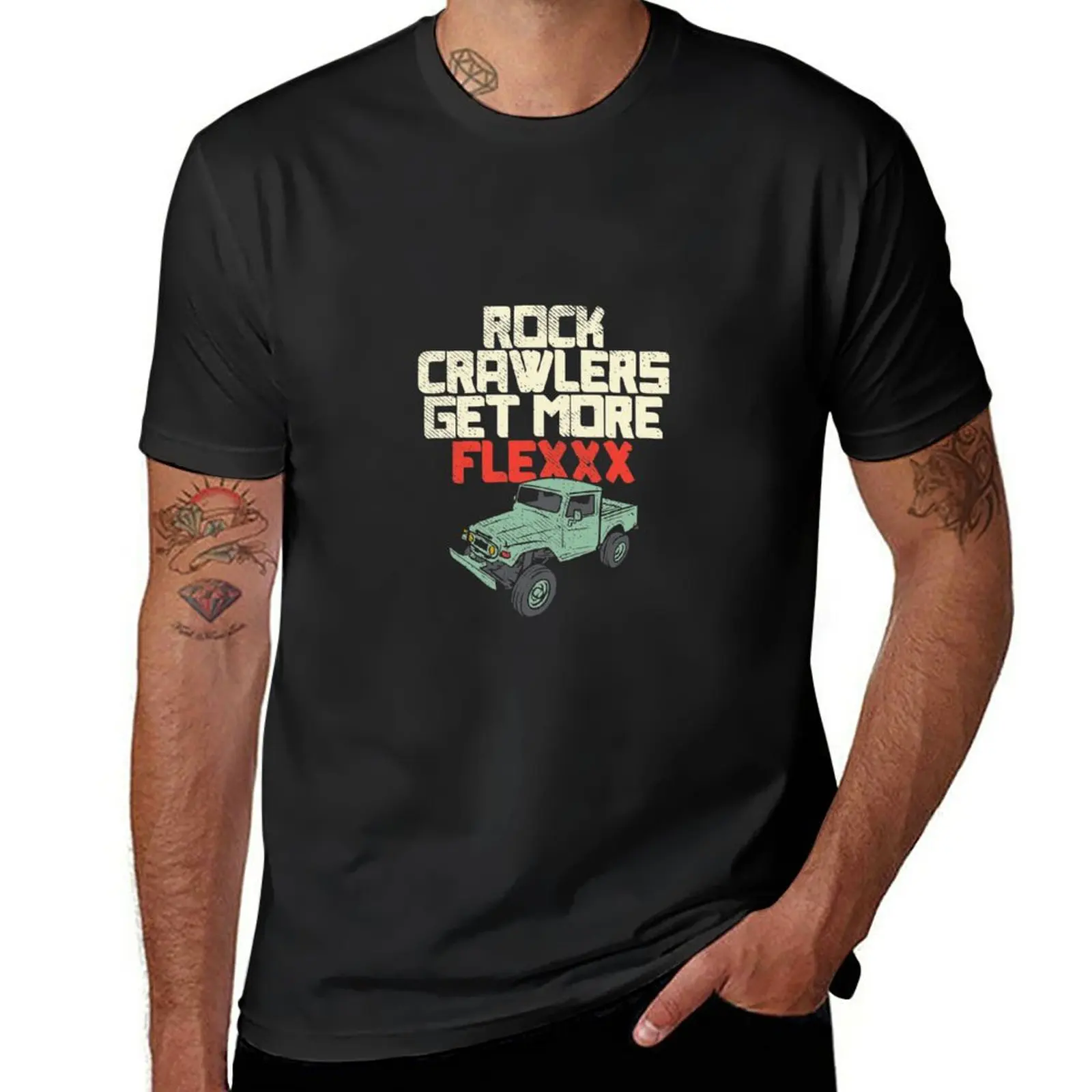 New Rc Rock Crawler Fan Rock Crawler Drivers Sono Più Flessibili T-Shirt Tees Abbigliamento Vintage Tee Shirt Magliette Bianche Da Uomo