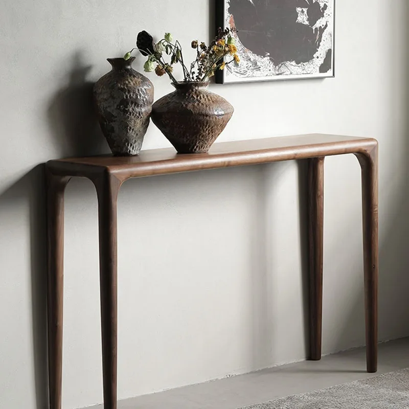 Tavolino Minimalista Di Lusso Quadrato Estetico Vintage Premium Tavolino Sottile In Legno Arcade Recibidor Entrada Mueble Furniture