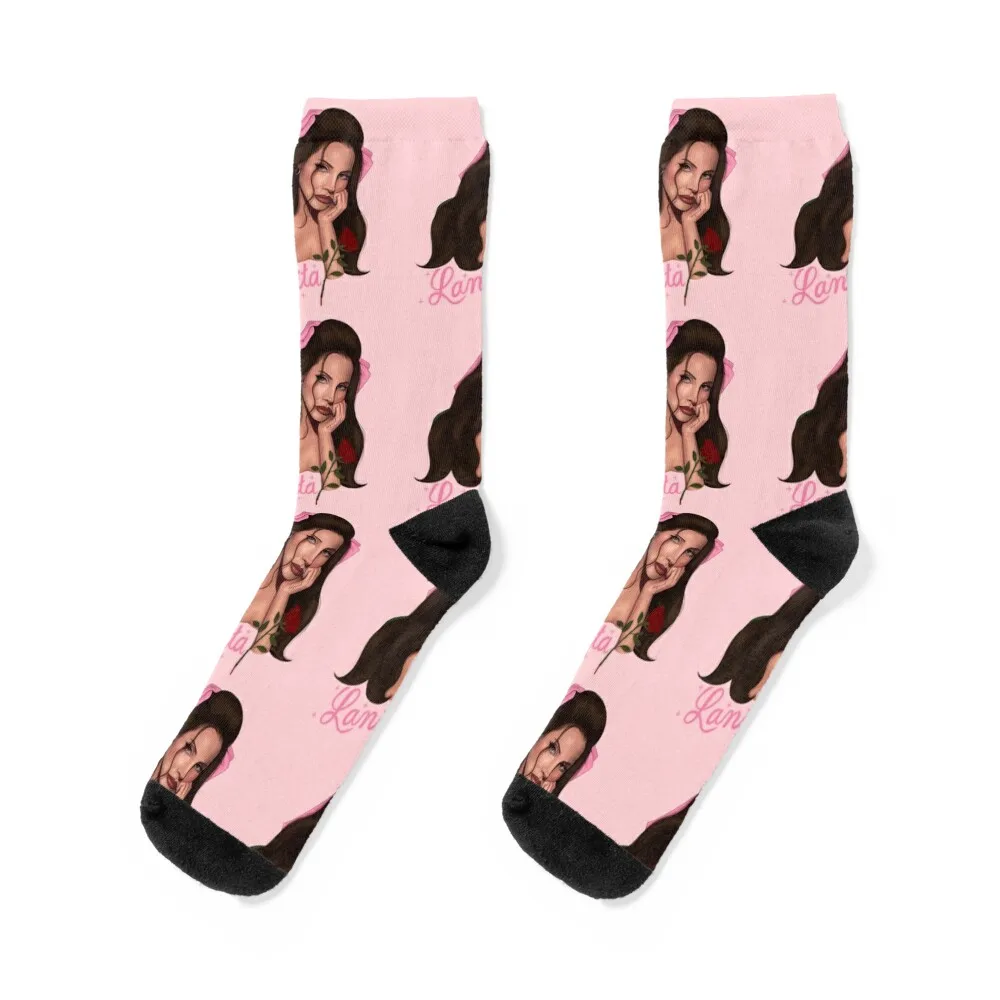 Lanita Rosita Socks Warm Winter Kawaii Hiphop Luxury Woman Socks Uomo