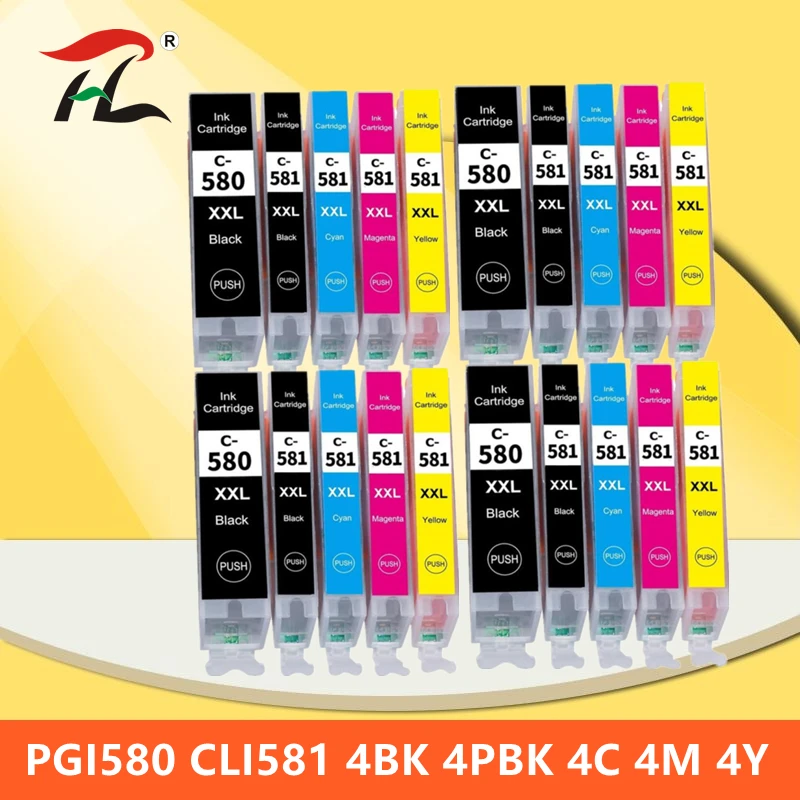 Per Canon 580 581 Pgi-580 Cli-581 Pgi580 580Xl Cartuccia Di Inchiostro Per Canon Pixma Tr7550 Tr8550 Tr 7550 Ts6150 Ts6151 Ts 6150 Stampante