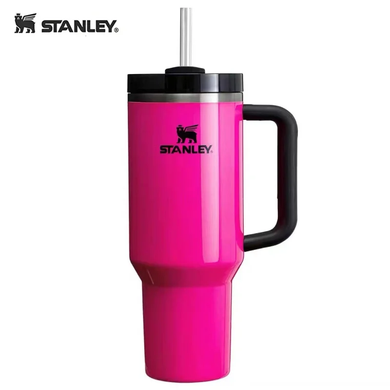 Nuovo 2024 Stanley Quencher H2.0 Bicchiere 30Oz/40Oz Tazza Da Caffè Termica Isolata Tazza Da Viaggio In Acciaio Inossidabile Tazza Isolata Sottovuoto