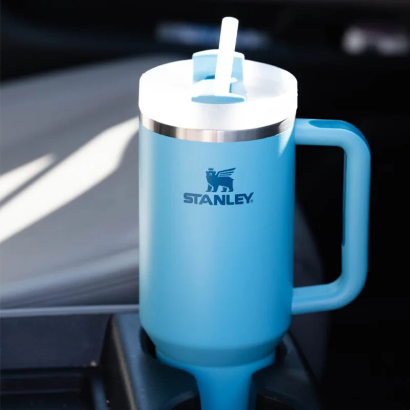 Stanley Bicchiere Con Isolamento Sottovuoto In Acciaio Inossidabile Con Coperchio E Cannuccia 40Oz Quencher H2.0 Flowstate Thermal Travel Mug Tazza Da