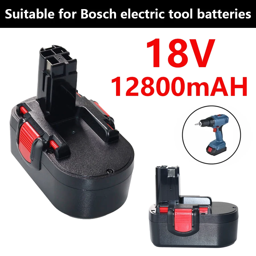 Per Bosch 18 V 12800Mah Bat025 Batteria Ricaricabile Ni-Cd Utensili Elettrici Bateria Per Trapano Gsb 18 Ve-2, Psr 18Ve, Bat026