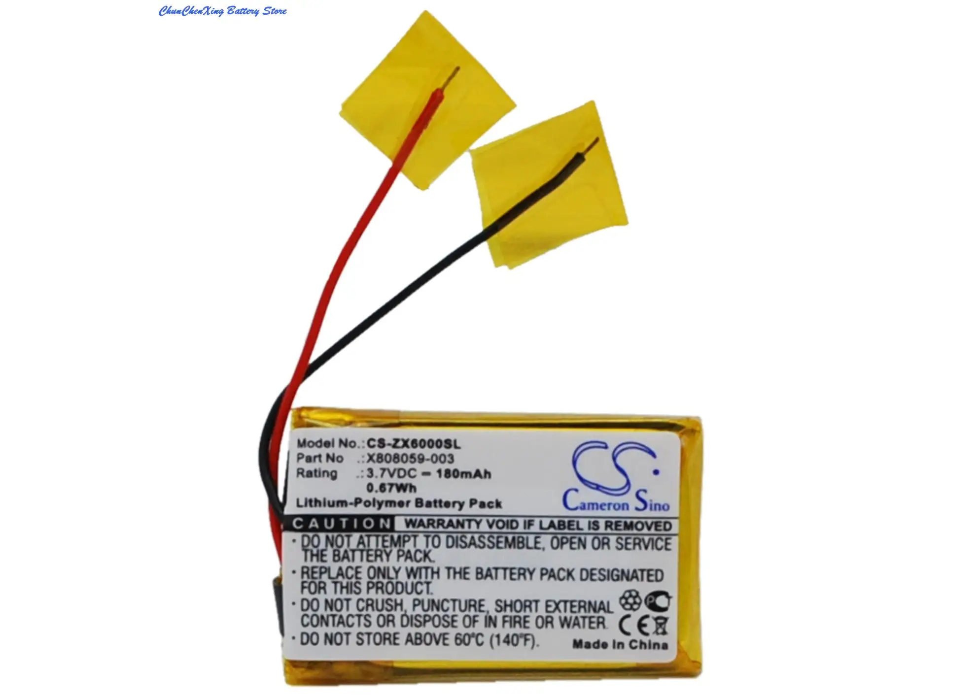 Batteria Orangeyu 180Mah X808059-003 Per Microsoft Lifechat Zx-6000, Per Siemens Gigaset Zx600