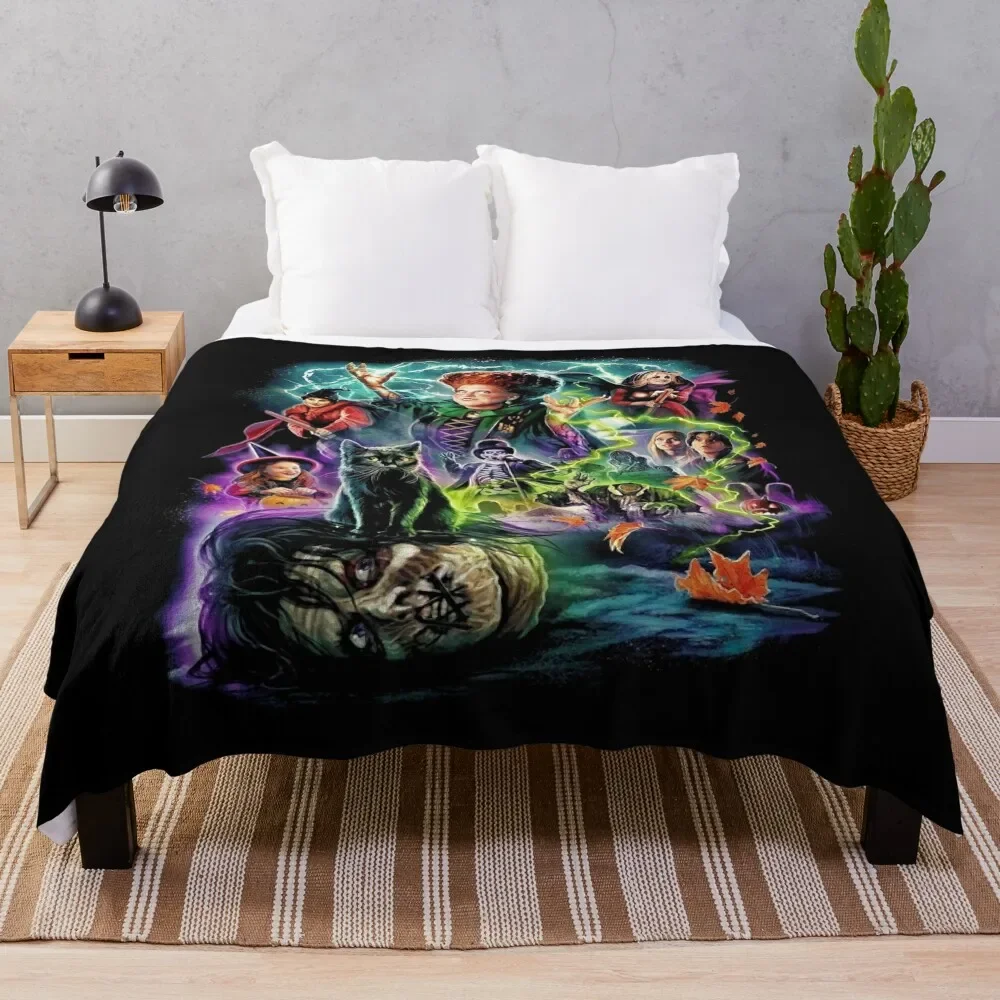 Hocus Pocus Sanderson Sisters Coperta Vintage Da Tiro Coperte Per Divani A Quadri Carini