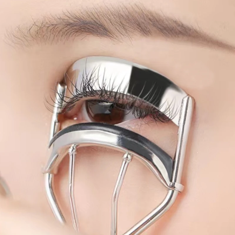 Bigodino Per Ciglia Argento Estensione Per Ciglia In Acciaio Inossidabile Occhi Make Up Ciglia Arricciate Bellezza Cosmetica Accessori Per Il Trucco D