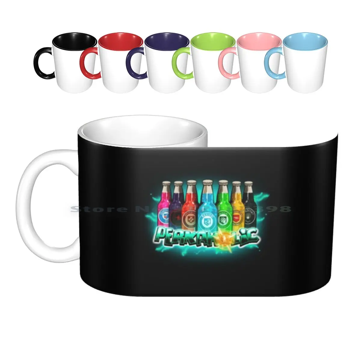 Perkaholic! Camicia Tazze In Ceramica Tazze Da Caffè Tazza Da Tè Al Latte Black Ops Zombies Black Ops 3 Zombies Black Ops 3 Creative