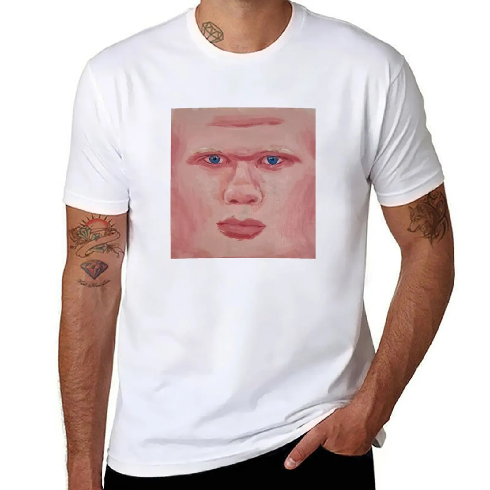 Ruby Paints Erling Haaland #1 T-Shirt Summer Tops For A Boy Customs T-Shirt Grafiche Da Uomo Anime