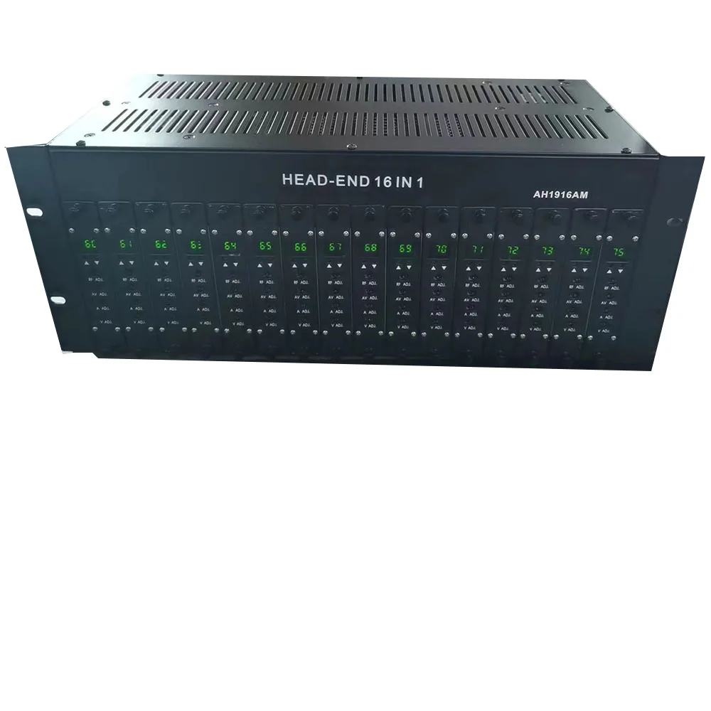 16 Canali Da Av A Rf Hdmi A Rf Hotel Catv Sistema Front-End Agile Vicino Frequenza Modulatore Analogico Sistemi Tv Front-End