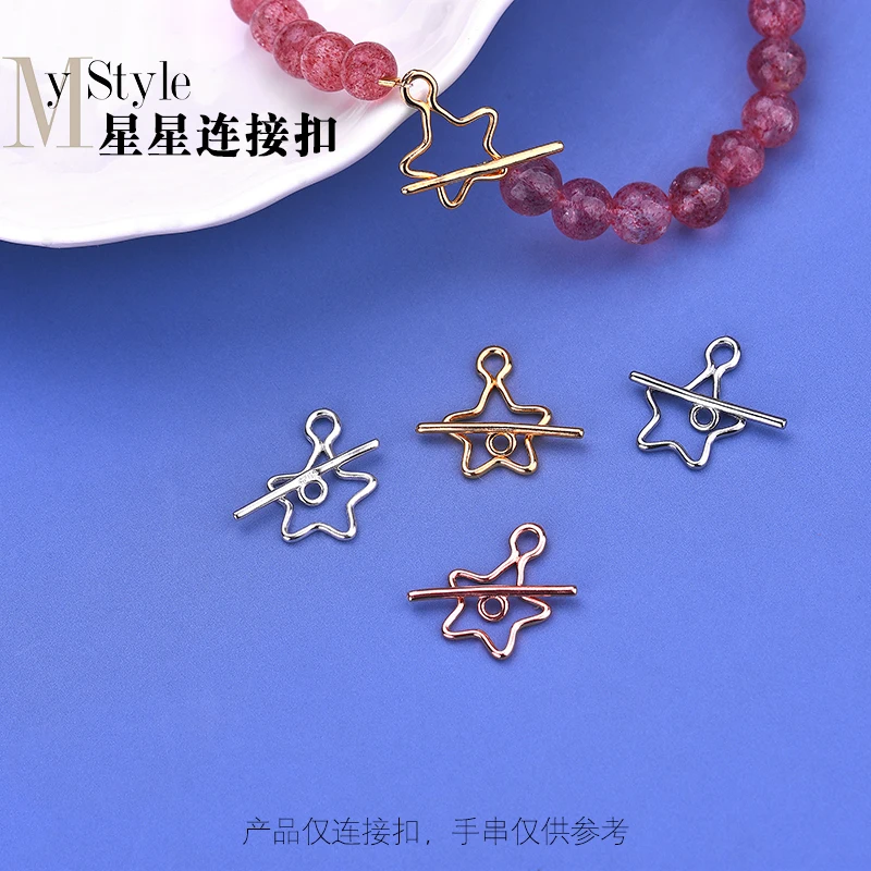 S925 Sterling Silver Xingx Connection Buckle Ot Buckle Tail Buckle Bracciale Collana Gioielli Intrecciati A Mano Accessori Fai Da Te Materiale