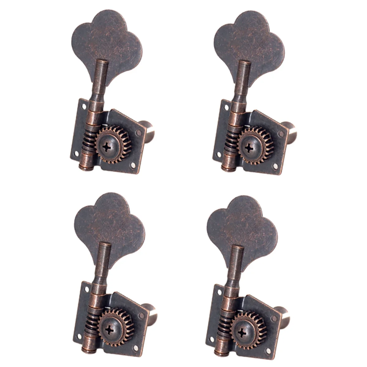 Chitarra Vintage Open Bass Guitar Tuning Key Pioli Machine Heads Tuner 4R Per 4 Corde Bass Red Bronze