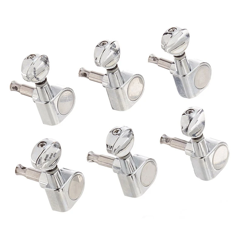 6Pcs 6R Chitarra Tuning Pioli Tuners Macchina Heads Per Fender Di Ricambio