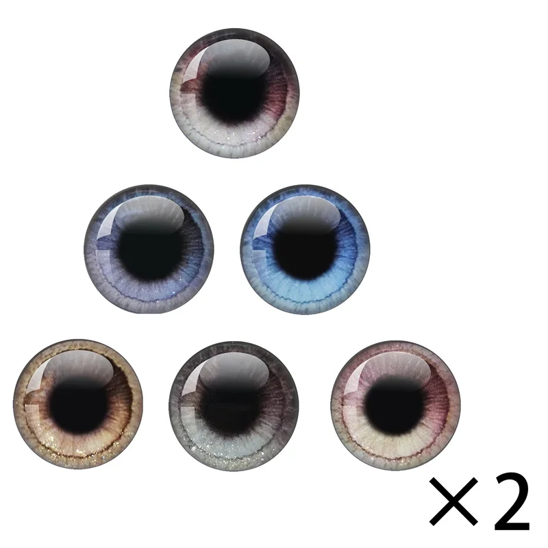 New Blyth Bjd Doll Eyes Anime Doll Glass Eyes Cabochon Round 10Mm-40Mm Eye Toys Accessorio Per Gioielli Fai Da Te Mix Pupilla Eye Cameo
