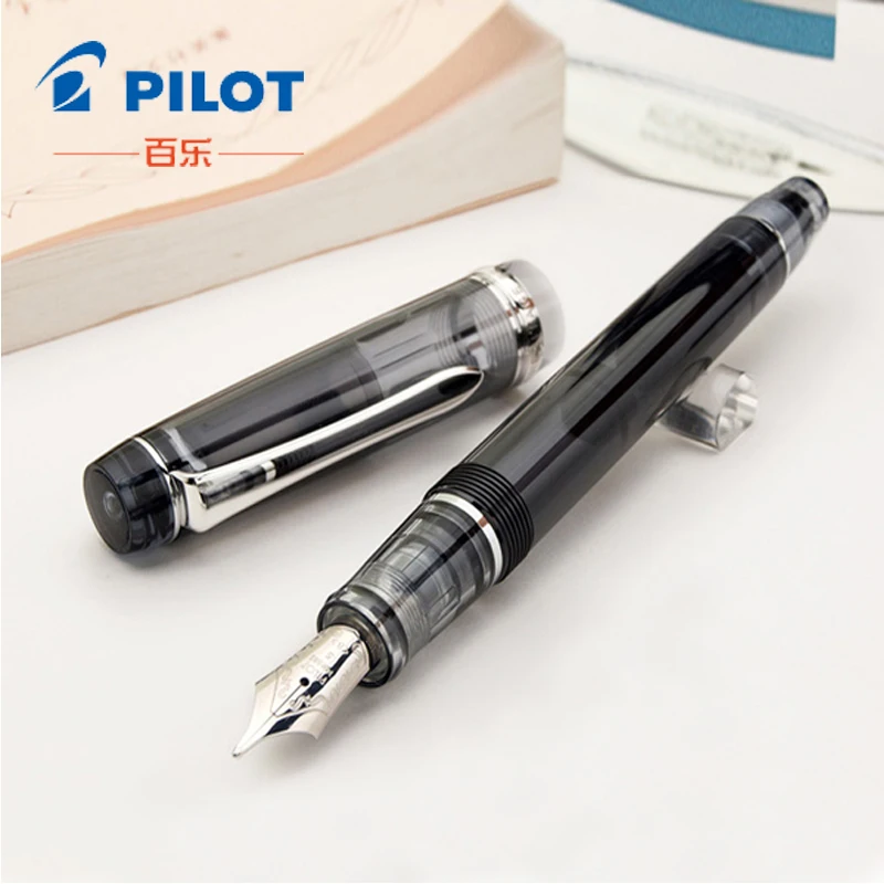Penna Stilografica Penna Pilota Custom Heritage 92 Dispositivo Di Aspirazione Rotante 14K Gold Nib Articoli Di Cancelleria Di Alta Qualità Fkvh-15Srs