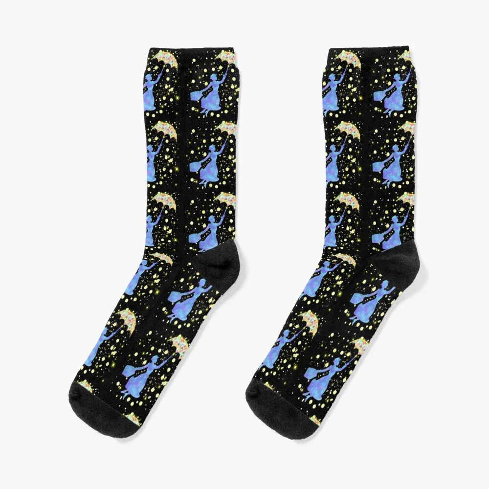 Magic Mary Poppins Socks Golf Run Bright Giarrettiera Socks Donna Uomo