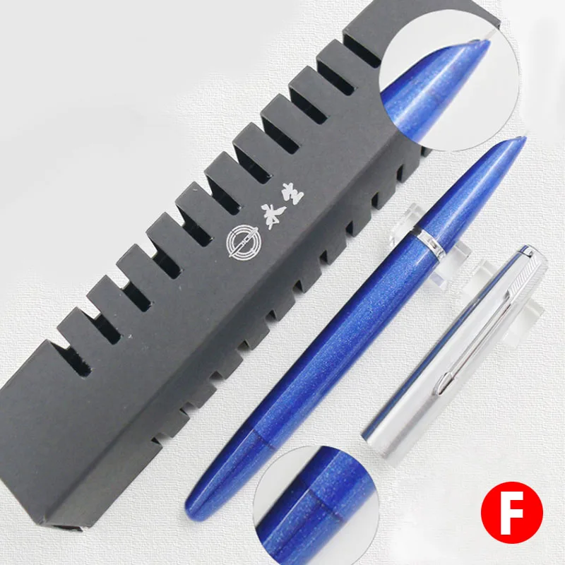Yong Sheng 601 Vacumatic Stilografica Penna Pistone Inchiostrazione Argento Cap 0.5Mm F Nib Scuola Scrittura Forniture Per Ufficio Cancelleria Regali 