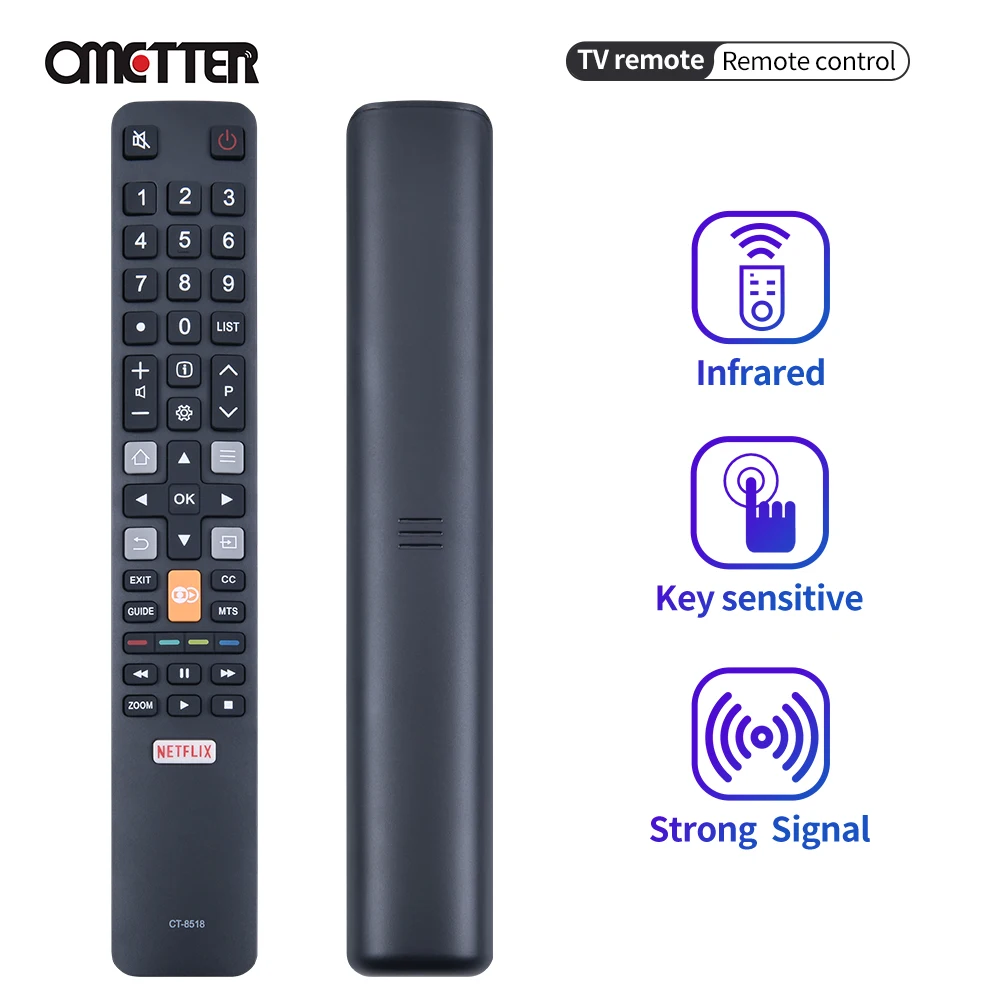 Ct-8518 Telecomando Per Toshiba Led 4K Smart Tv Pezzi Di Ricambio Di Ricambio