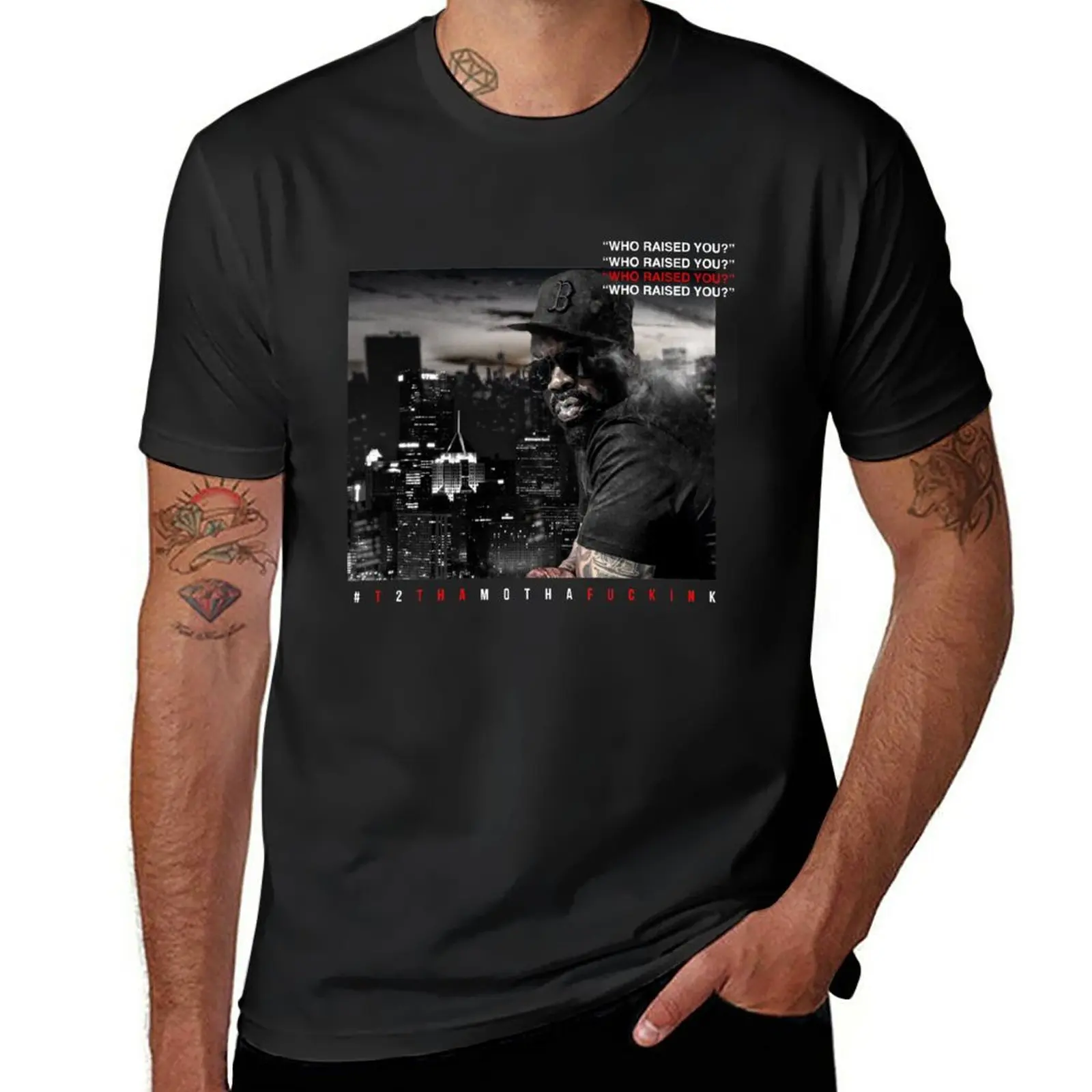 New Tk Kirkland Who Raised You Portatait Tee Tk Kirkland Merch T-Shirt Kawaii Clothes T-Shirt Uomo Uomo Workout Shirt