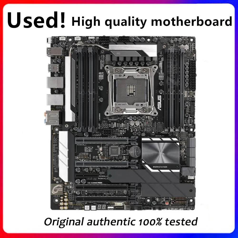Utilizzato Per Asus Ws X299 Pro Scheda Madre Desktop Originale Intel X299 Ddr4 Lga Lga 2066 Usb3.0 M.2 Sata3