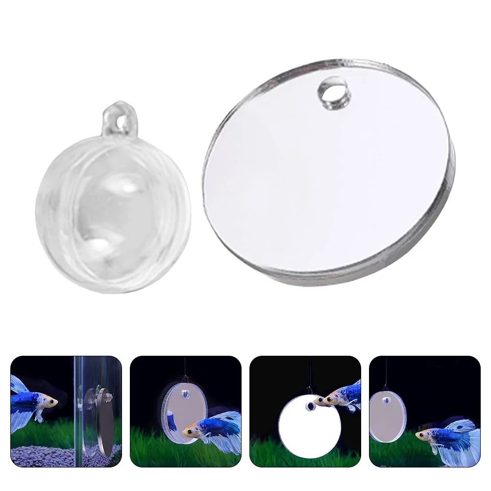 1 Set Di Uso Quotidiano Betta Mirror Double Side Betta Mirror Betta Fish Mirror Aquarium Supply