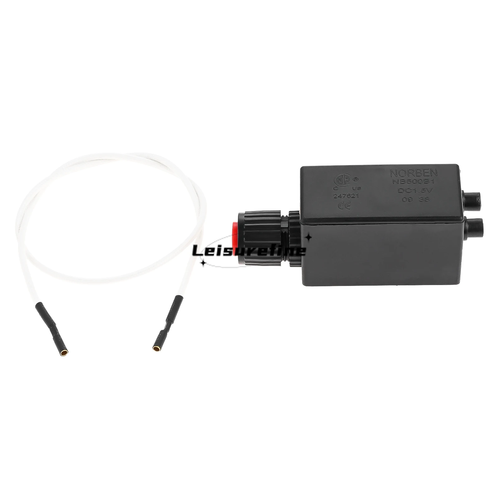 1Set Accenditore Elettronico A Pulsante Pluse Con Filo Da 500Mm/20 "Adatto Per Riscaldatore A Patio Uniflame Firepits A Gas Grill Spark Generator