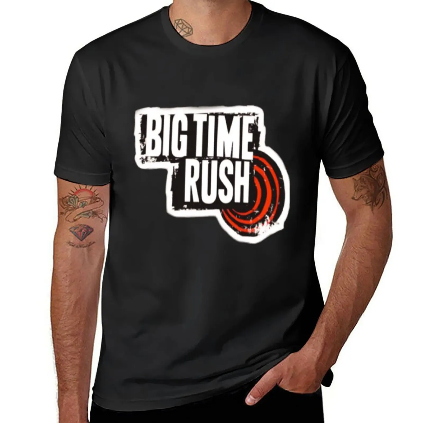 New Big Time Rush For Ever Tour T-Shirt Magliette Pesanti T-Shirt T-Shirt Oversize Da Uomo