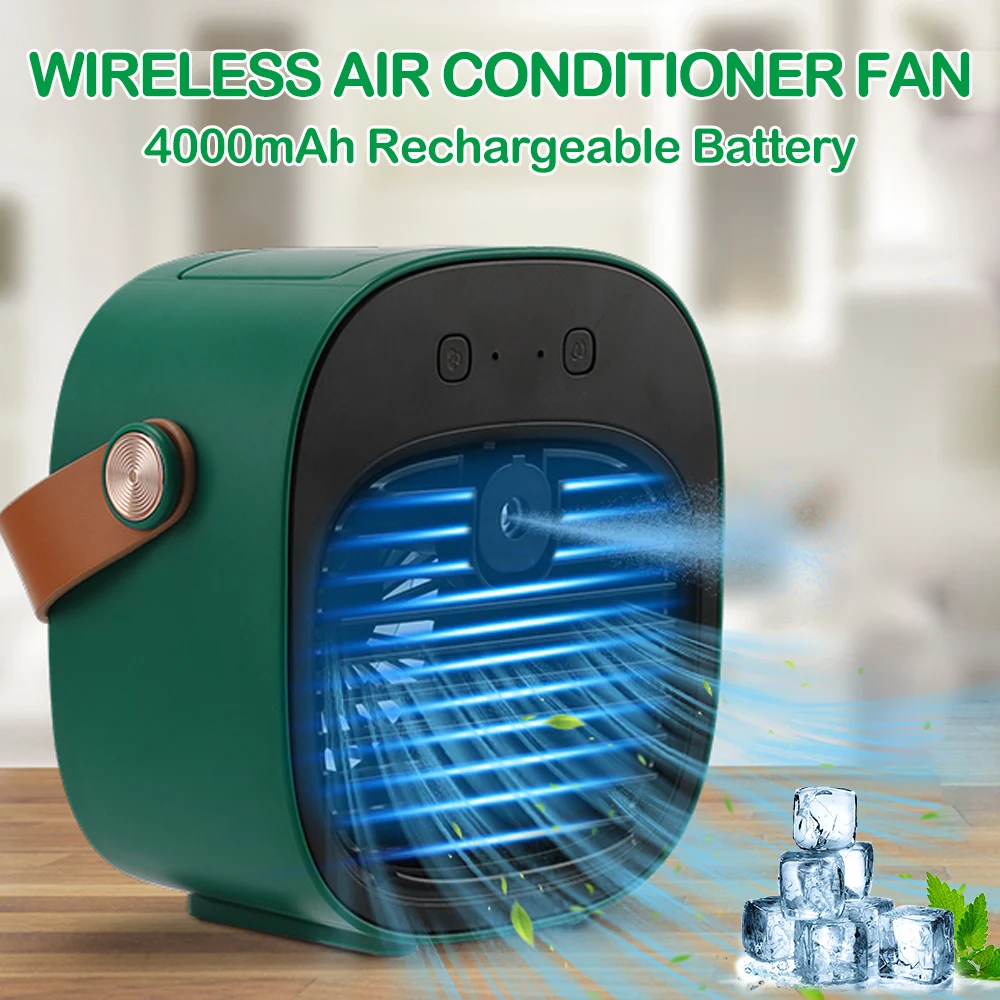Mini Condizionatore D'Aria Portatile Raffreddatore D'Aria Wireless Ventola Di Raffreddamento Ricaricabile Usb Condizionatore D'Aria Portatile Per Auto