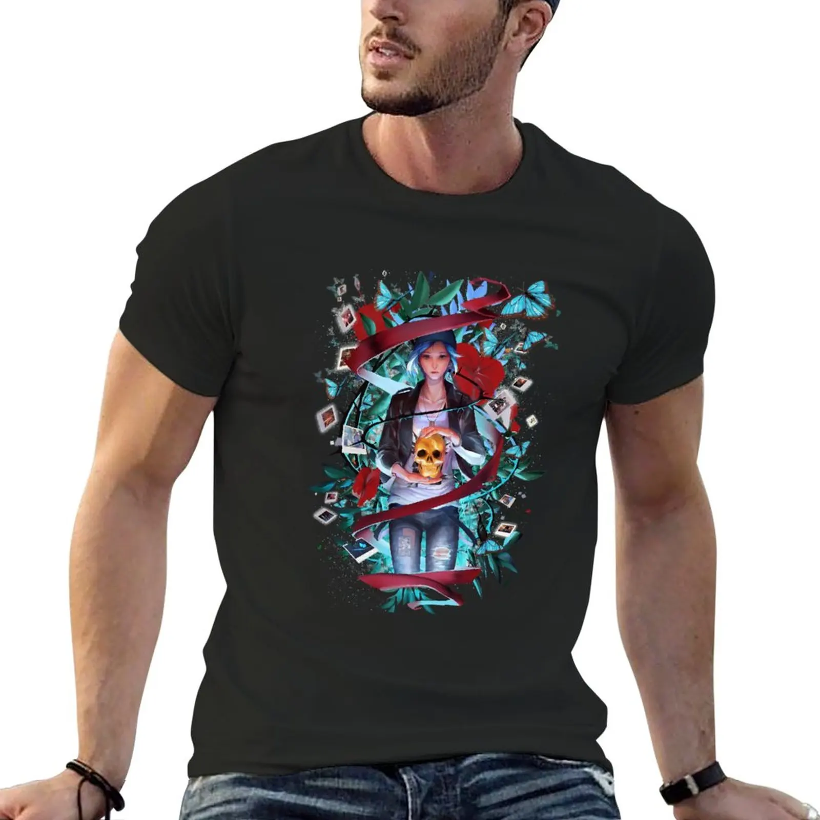 Regali Divertenti Bloccati Dai Regali Del Destino Per Magliette Di Halloween Magliette Grafiche Magliette Kawaii Vestiti Sublime Mens Graphic T-Shirt 