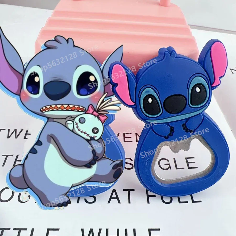 Stitch Disney Apribottiglie Anime Cartoon Stich Cute Lilo & Stitch Girly Heart Apribottiglie In Silicone Home Fridge Magneti Regalo