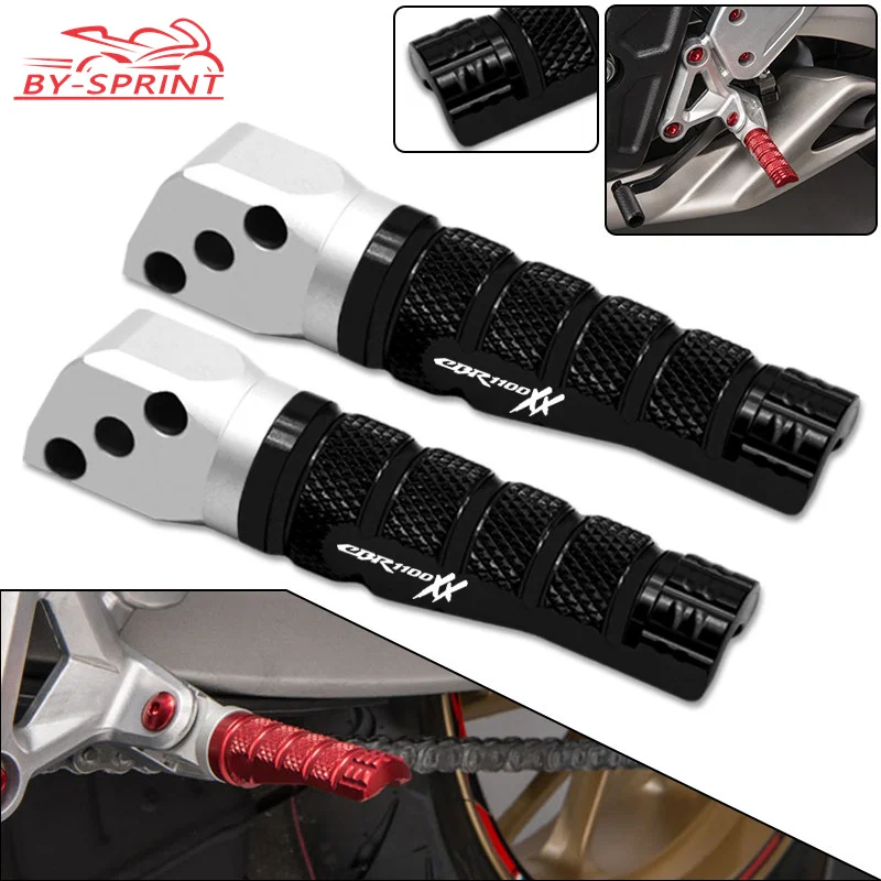 Moto Modofied Pedane Pedale Posteriore Passeggero Poggiapiedi Parti Accessori Per Honda Cbr1100Xx Cbr1100 Xx Cbr1100Xx 1996-2005