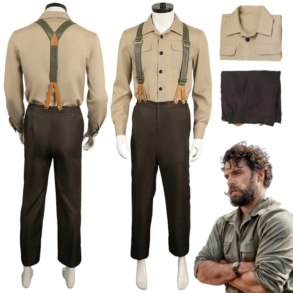 Gus March Phillips Cosplay 2024 Movie The Theater Of Ungentlemanly Warning Costume Halloween Carnival Suit For Men Maschio Adult