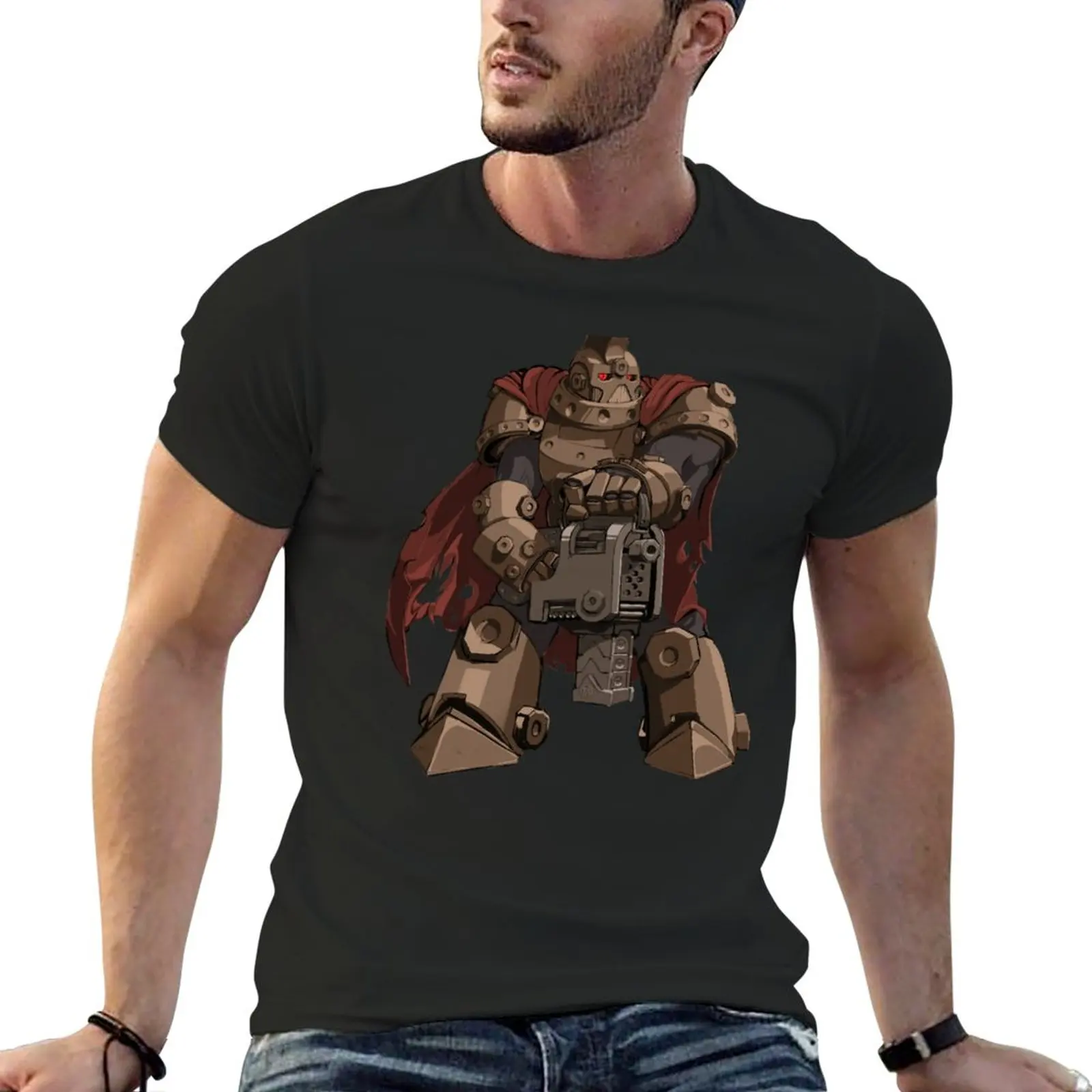 Steampunk Space Marine T-Shirt Oversize Top Funnys Abbigliamento Da Uomo