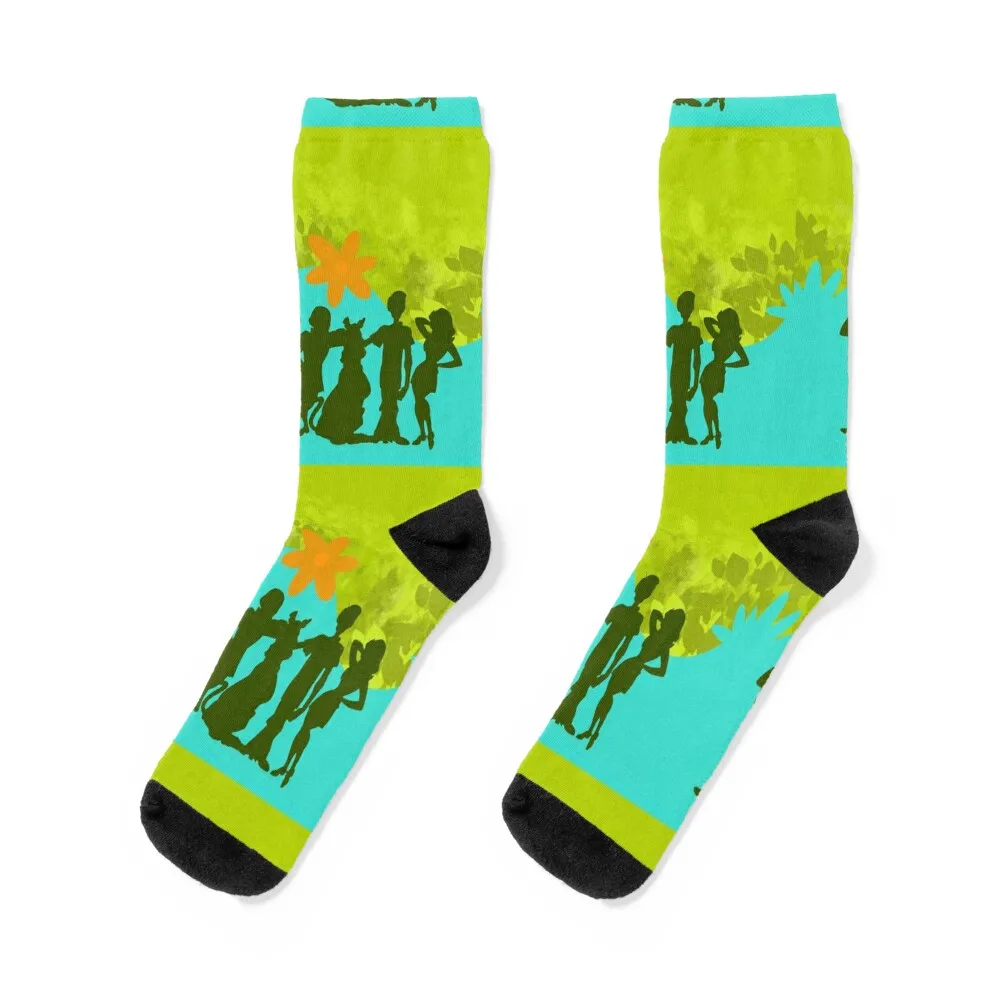 Scooby Socks Christmas Warm Winter Retro Running Girl'S Socks Men'S