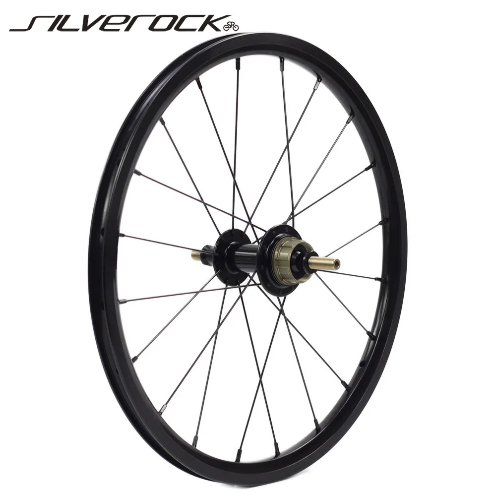Ruote Posteriori Silverock Bike 3 Velocità 7 Velocità 16X1 3/8 "349 Cerchio Kinlin Per Ruota Ultraleggera Bici Pieghevole Brompton 3Sixty