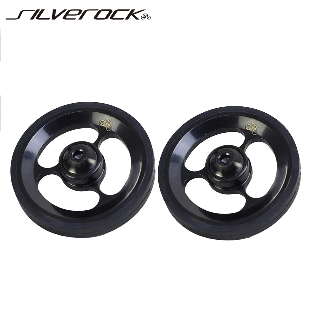 Silverock Ruote Facili In Titanio Per Bicicletta Con Bulloni Ti M6 Per Brompton Pikes 3Sixty 360 Bici Pieghevole Ezwheel