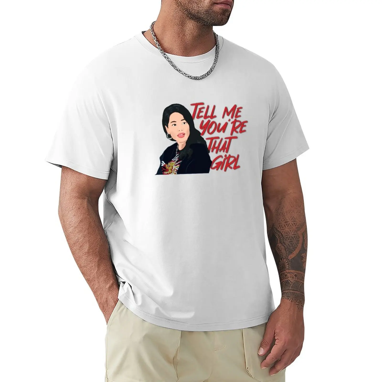 Crystal Kung Minkoff Real Housewives Of Beverly Hills Tell Me You Are Quella T-Shirt Da Ragazza Blanks Magliette Da Uomo
