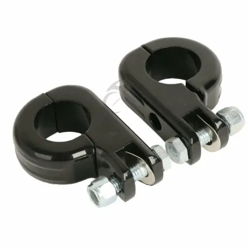 Moto 1 1/4 "Highway Engine Guard Spina Del Piede Poggiapiedi Di Montaggio Per Harley Sportster Touring