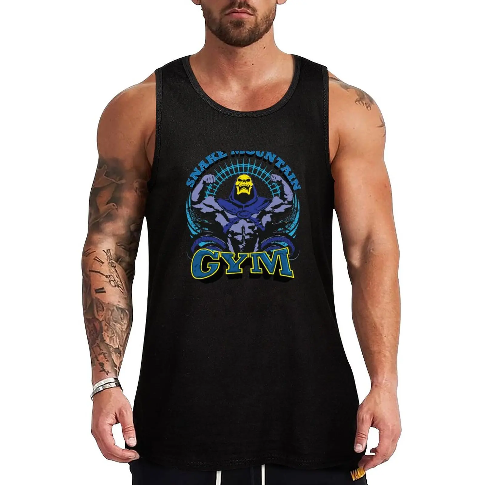 New Snake Mountain Gym Canotta Maschio Top Senza Maniche