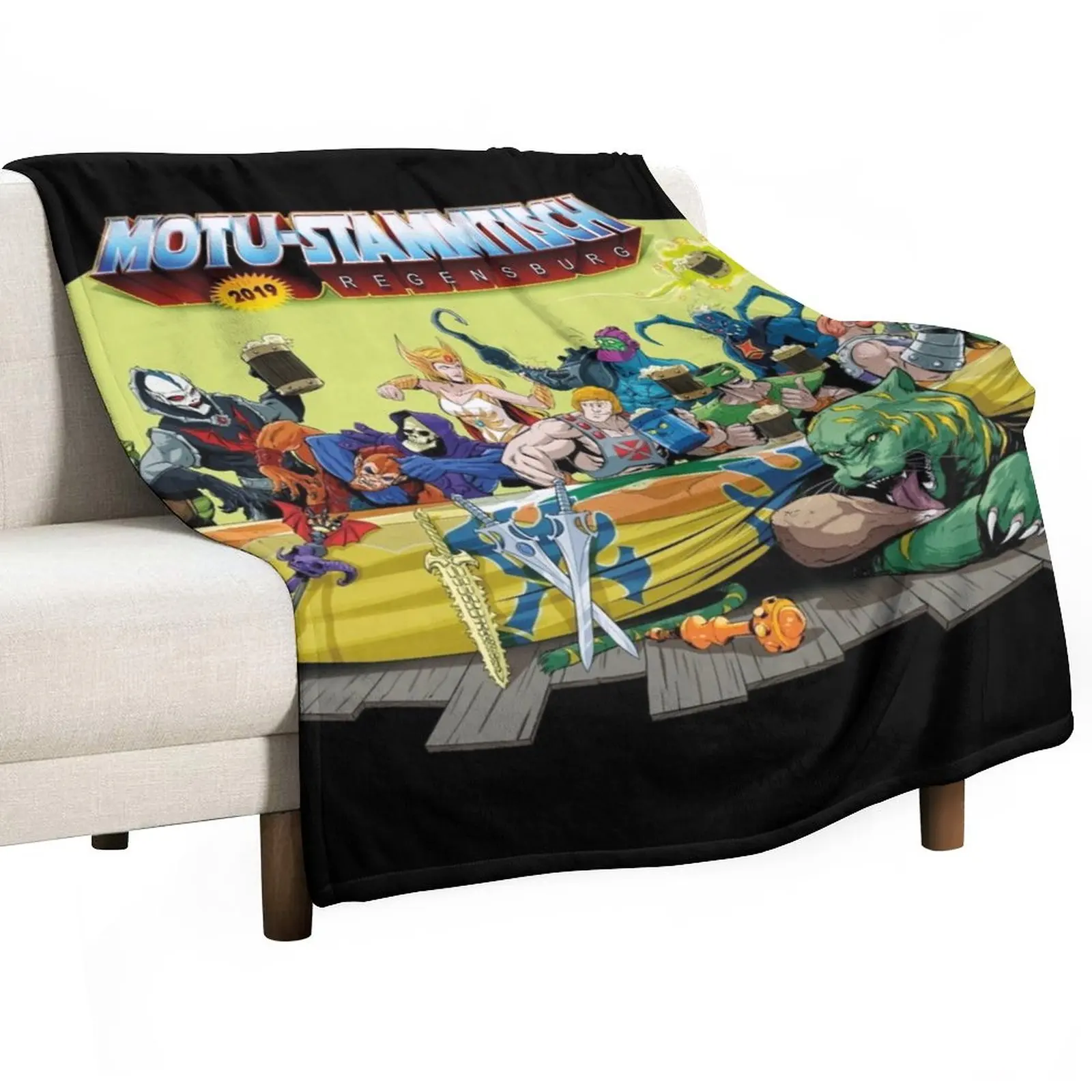 Motu Regulars' Table In Ratisley Throw Blanket Warm Winter Fashion Divani Warm For Winter Giant Sofa Coperte