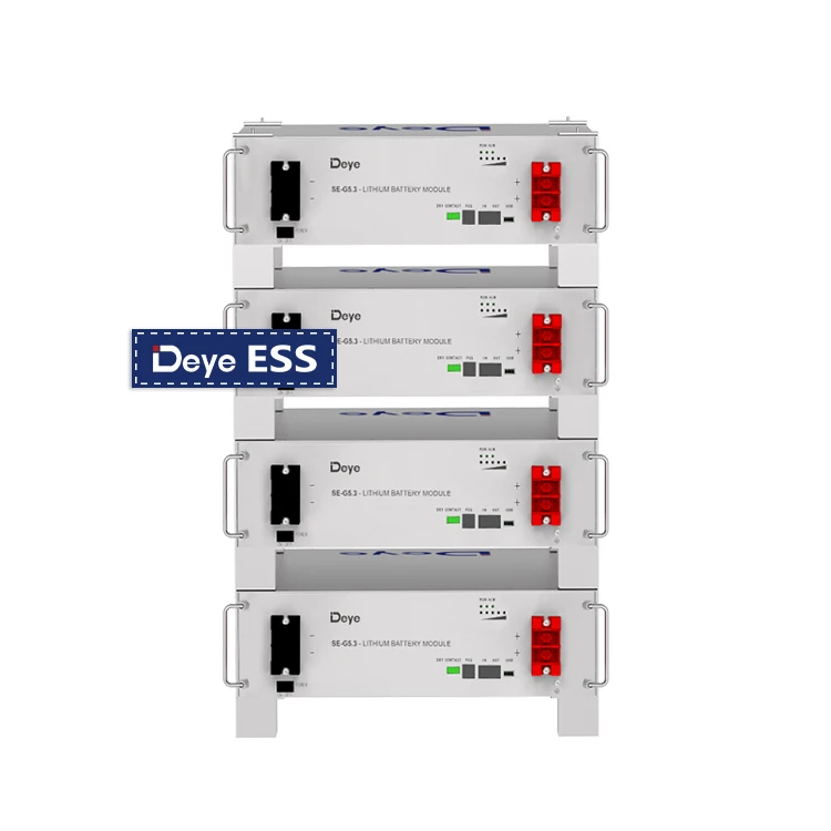 Ningbo Deye Ess Se-G5.3 Produttore Bms Safety 51.2V 104Ah Lifepo4 Pacchi Batteria Agli Ioni Di Litio Per Inverter Ibrido Deye