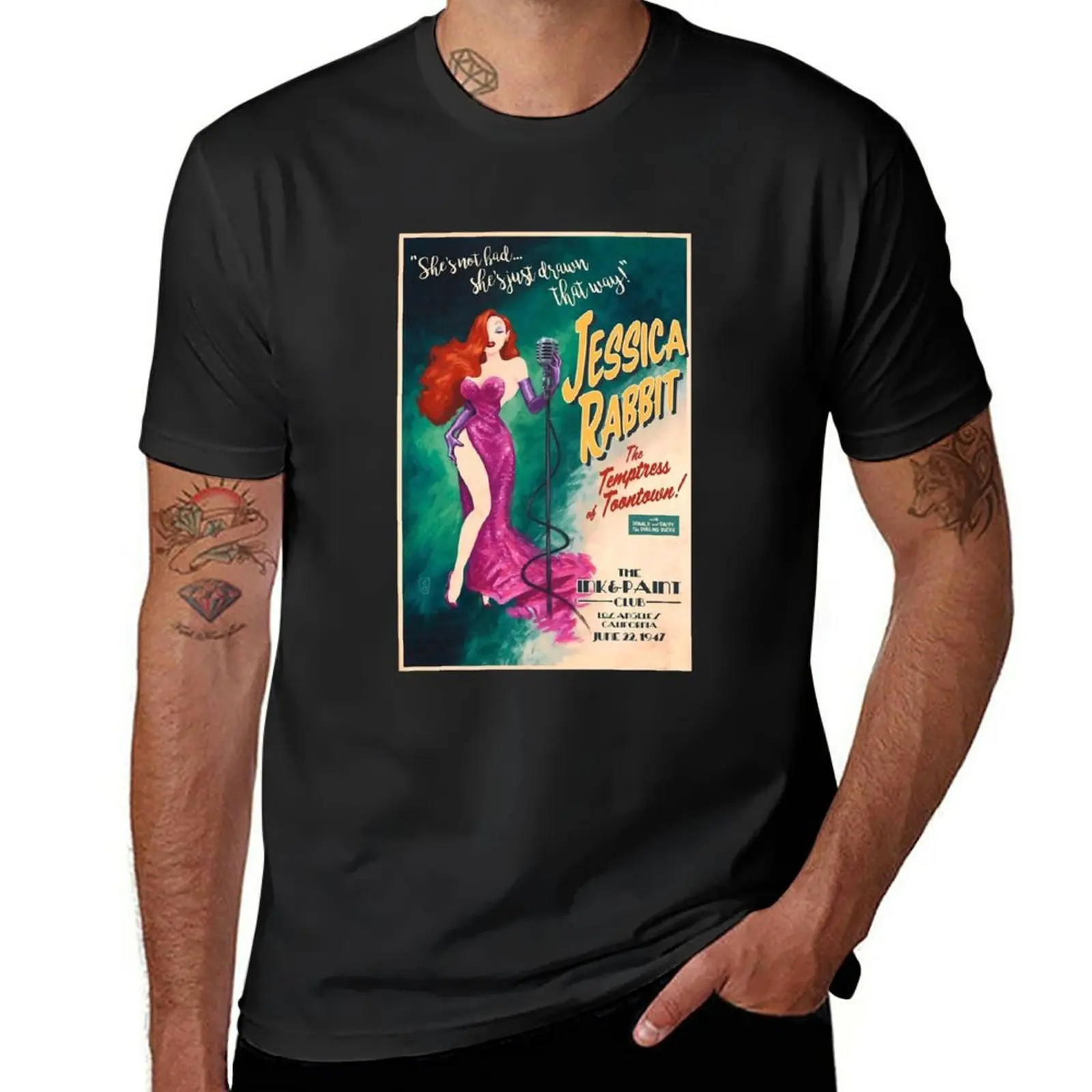 New Who Framed Roger Rabbit T-Shirt T-Shirt Da Uomo Personalizzata Di Moda Coreana