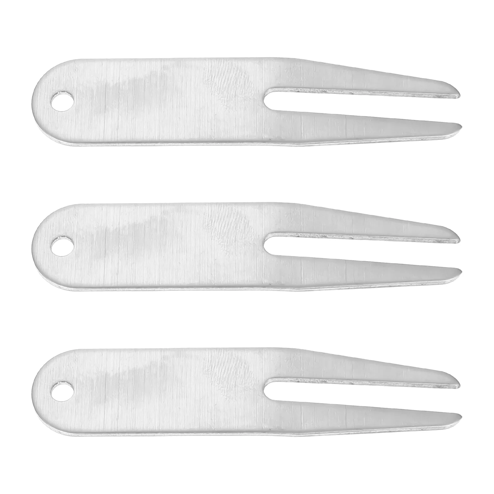 3 Pz Golf Green Fork Golfs Balls Marker Supply In Acciaio Inox Golf Divot Tool Forchette Chiave Strumenti Pieghevoli