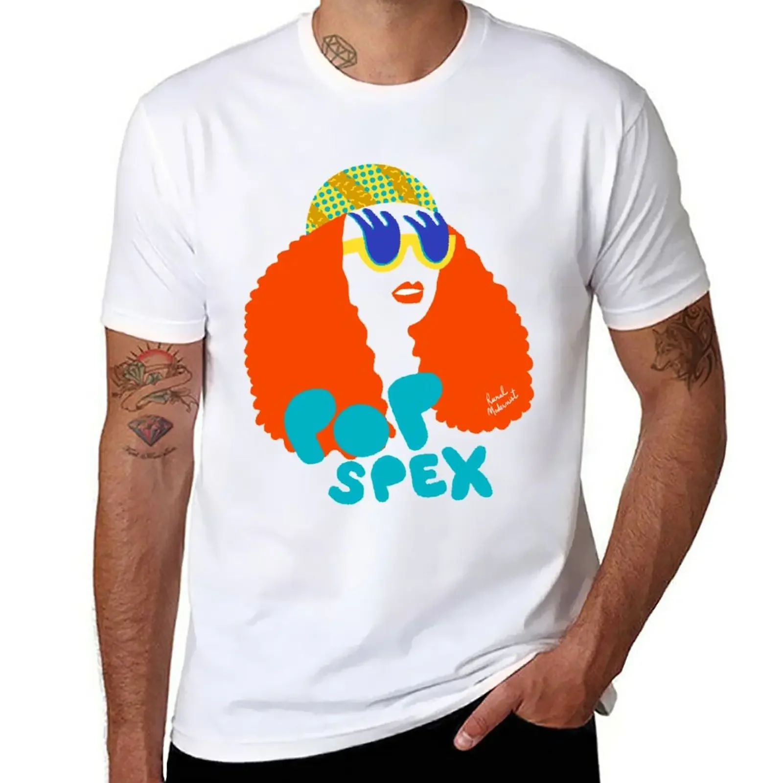 Pop Spex Edina Monsoon Abfab T-Shirt Anime Clothes Plus Size Magliette Pesanti Per Uomo