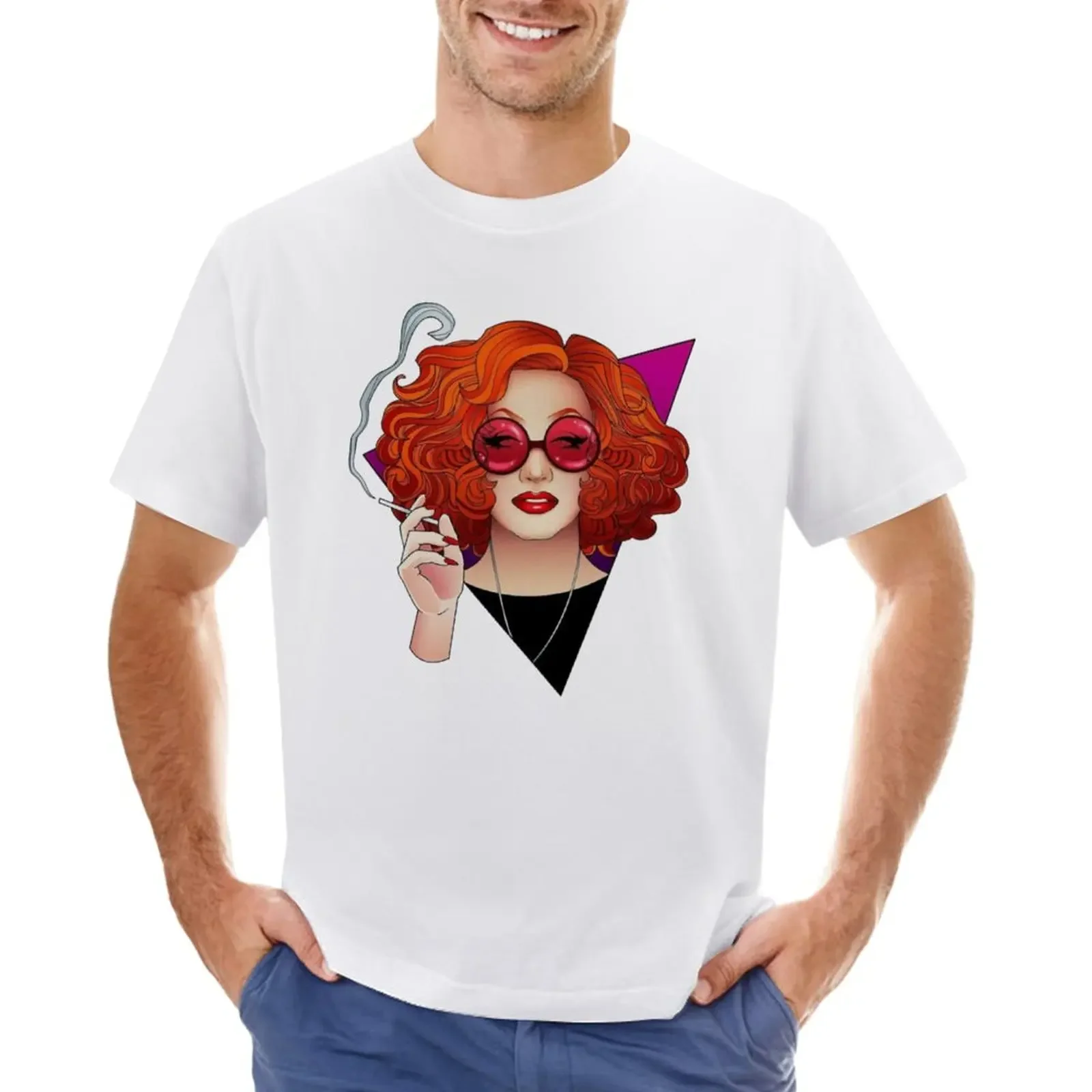 Jinkx Monsoon Art Cute T-Shirt Anime Kawaii Clothes Anime Clothes Oversize Mens Clothes