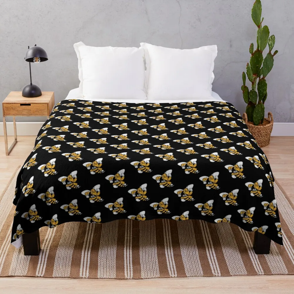 The Randolph Macon Iconic Throw Coperta Coperte Firmate Cute Blanket Plaid