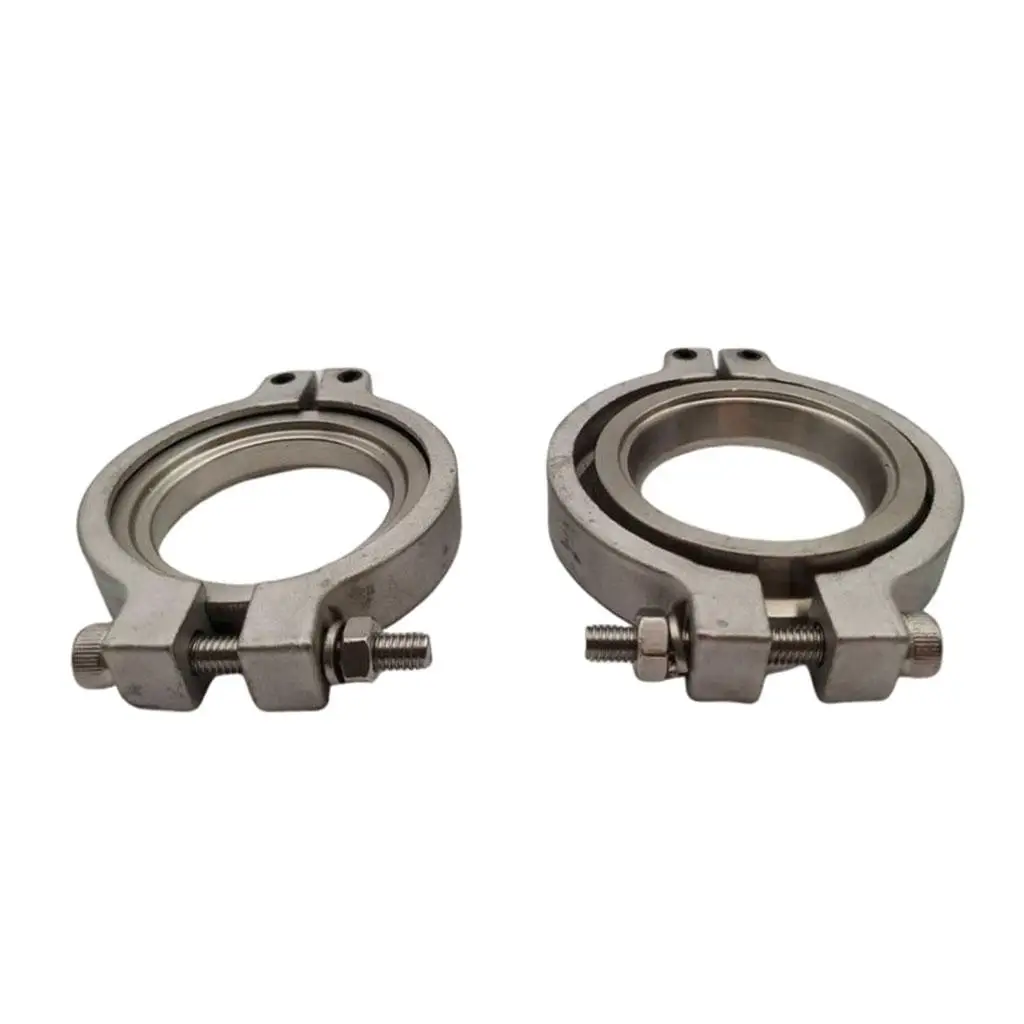 Set Flang/Morsetto In Acciaio Inossidabile 44Mm V Band Per Tial Wastegate V Band